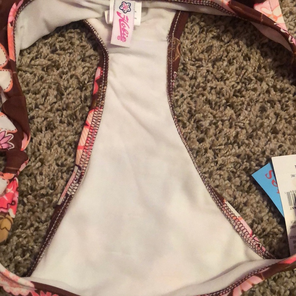 Brown and pink bikini - Picture 4 of 6